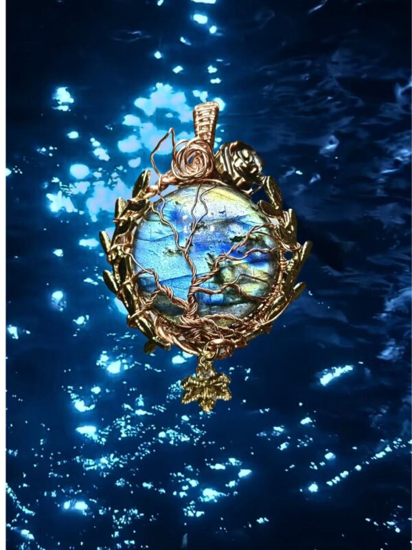 Tree of Life-Water- Shaman Labradorite necklace - 图片 2